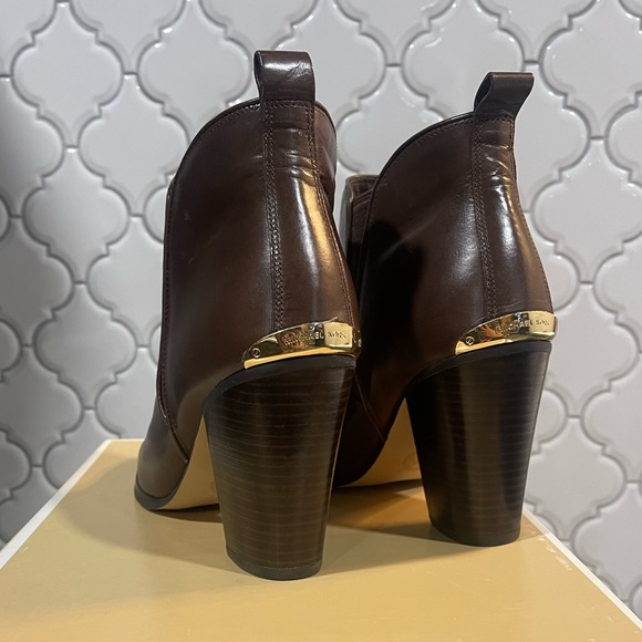 Michael Kors, brown heeled boots, size 10M - Picture 15 of 15